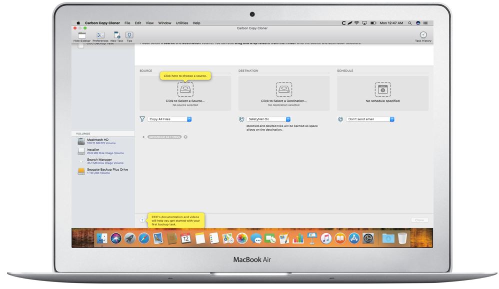 How to download apps to external hard drive macbook air